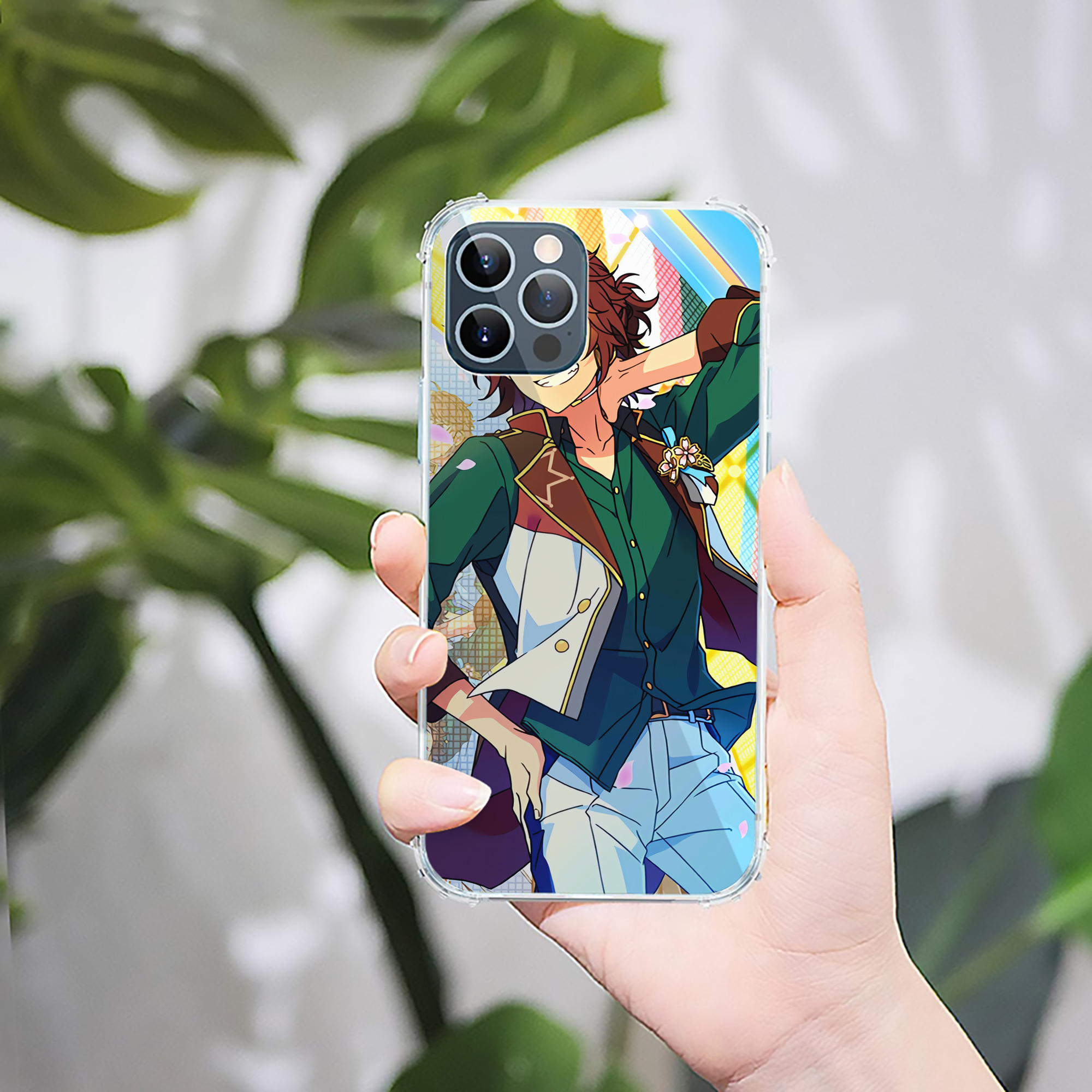 （画像用） あんさんぶるスターズ! Ensemble Stars 【iPhone 12シリーズ対応】透明スマホケース（クリアソフトケース）